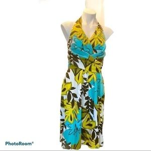 Madison Leigh  beautiful halter midi dress - Perfect Beach Wedding Guest Dress